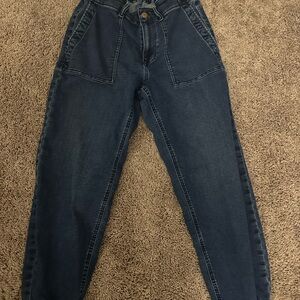 J. Crew High Rise Dark Blue Jeans